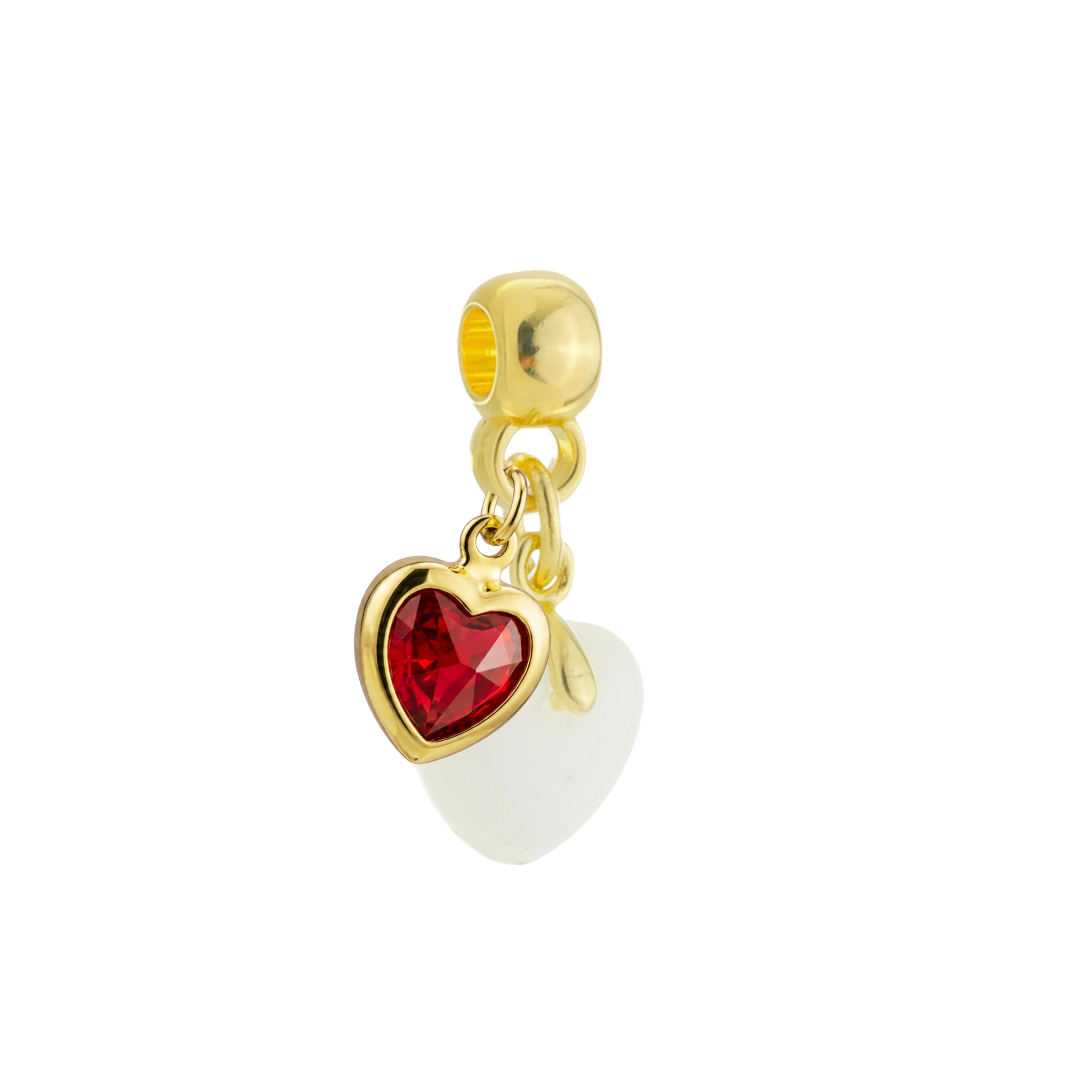 Mini Chubby Heart with Ruby Heart