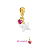 Mini Estrela com Coração de Mãe