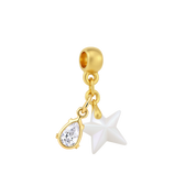 Mini Estrella con Gota de Circonita