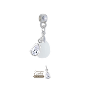 Mini Gota Lapidada com Gota Zircônia