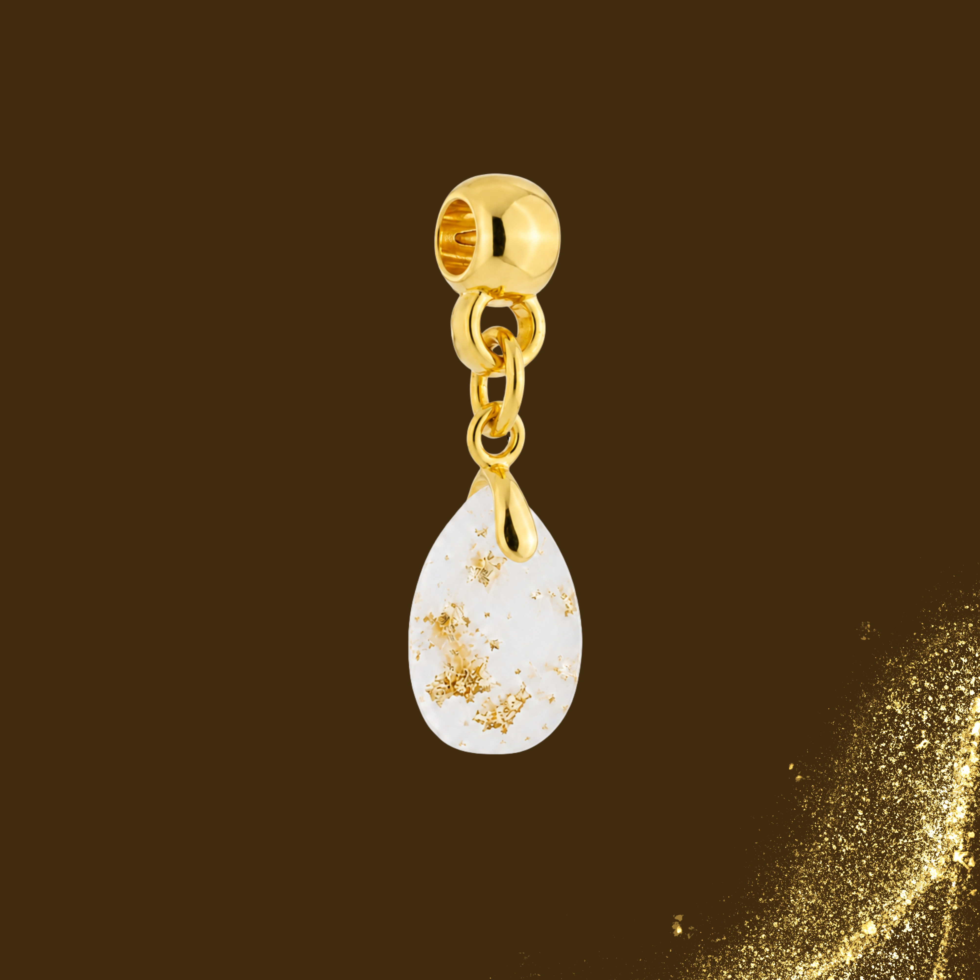 Charm Aggiuntivo  con Foglia d’Oro – Non include il kit