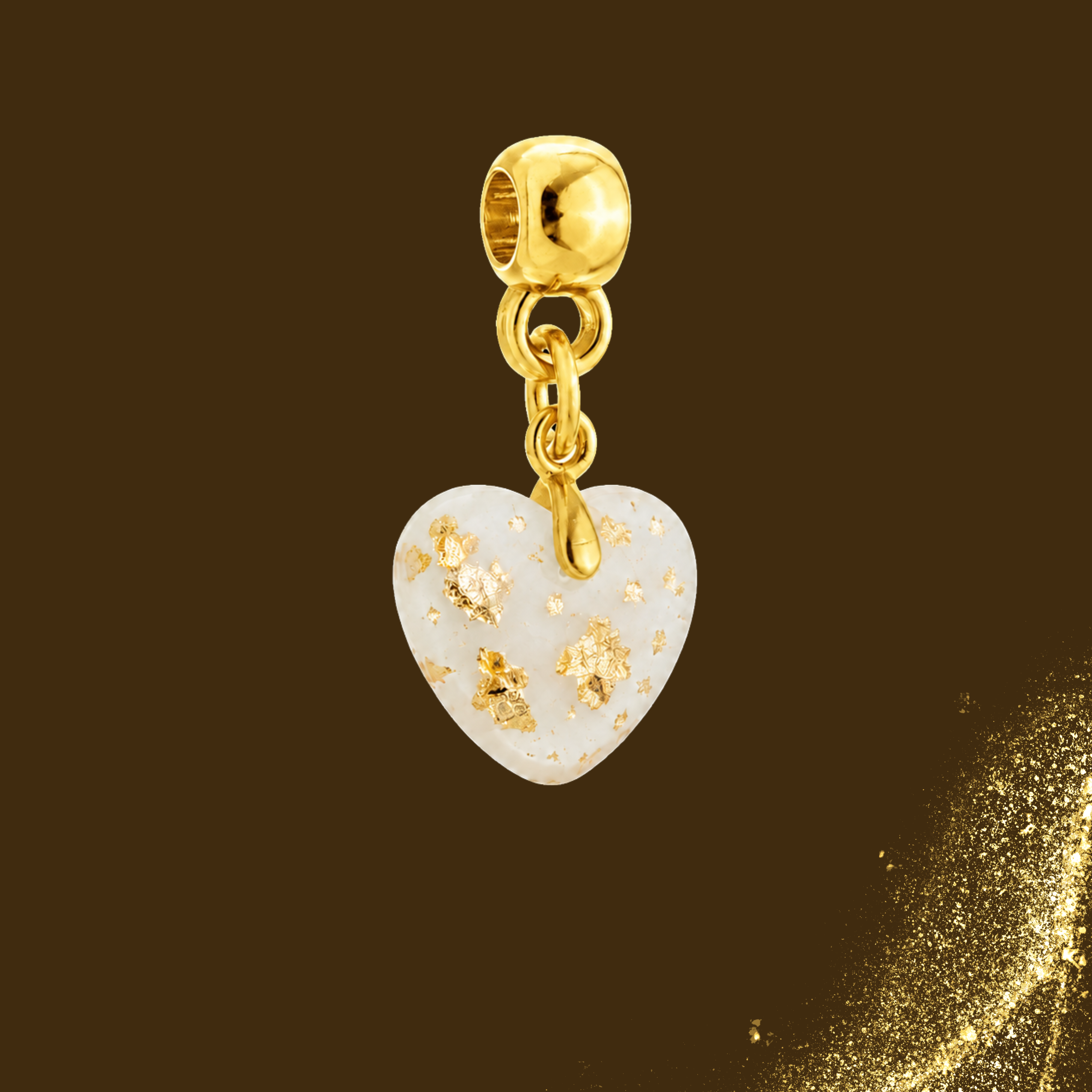 Charm Aggiuntivo  con Foglia d’Oro – Non include il kit