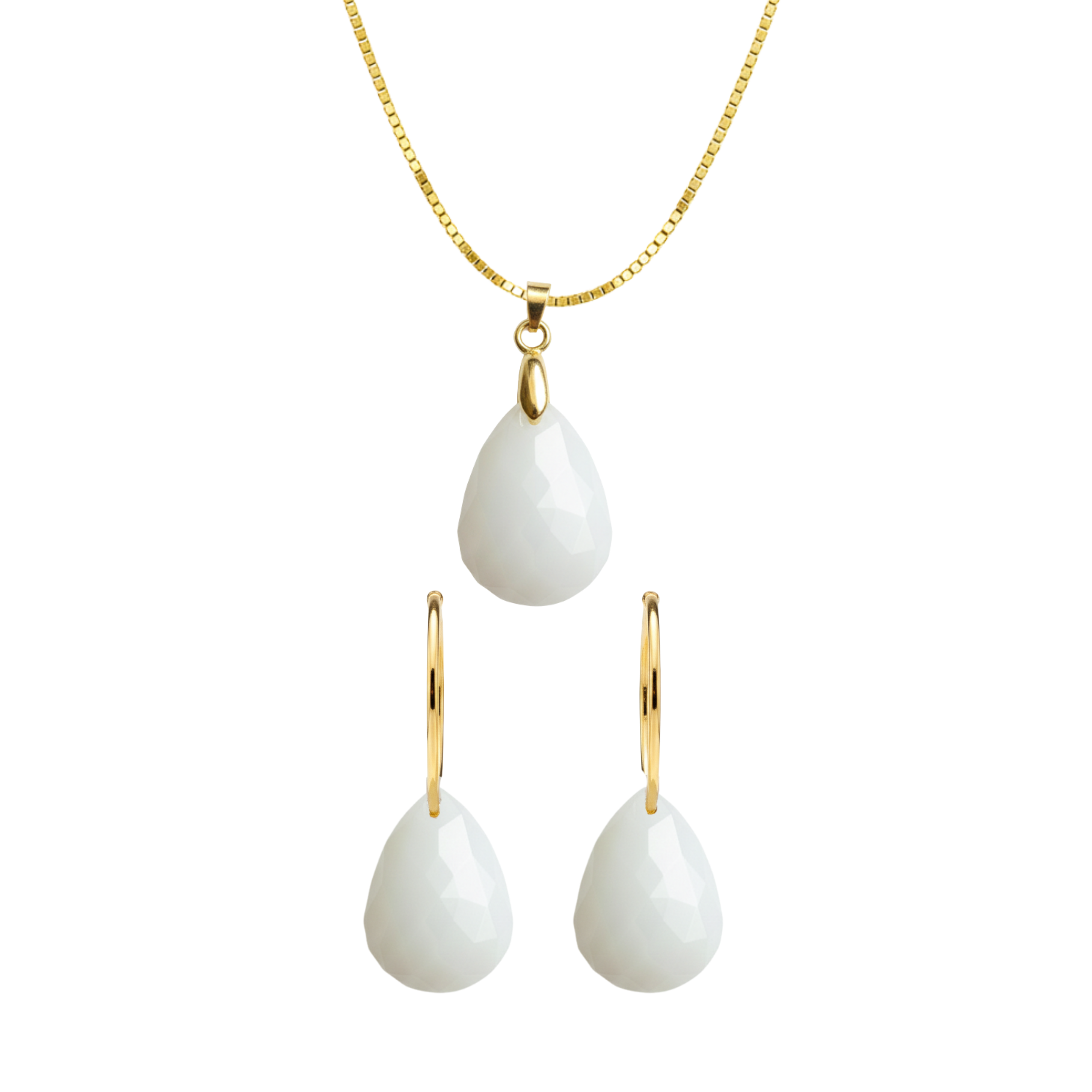 Colgante con Cadena y Pendientes – Kit no incluido