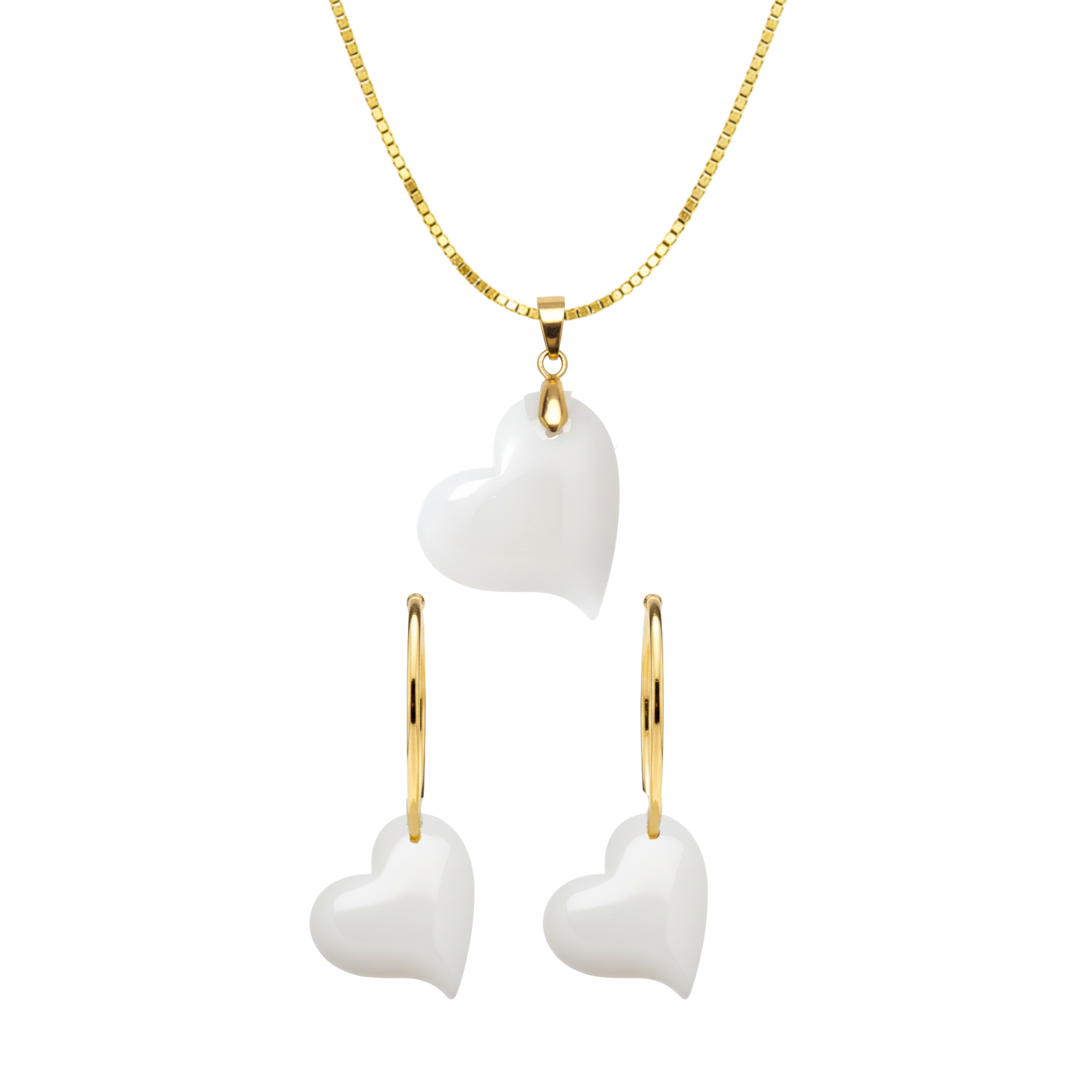 Colgante con Cadena y Pendientes – Kit no incluido