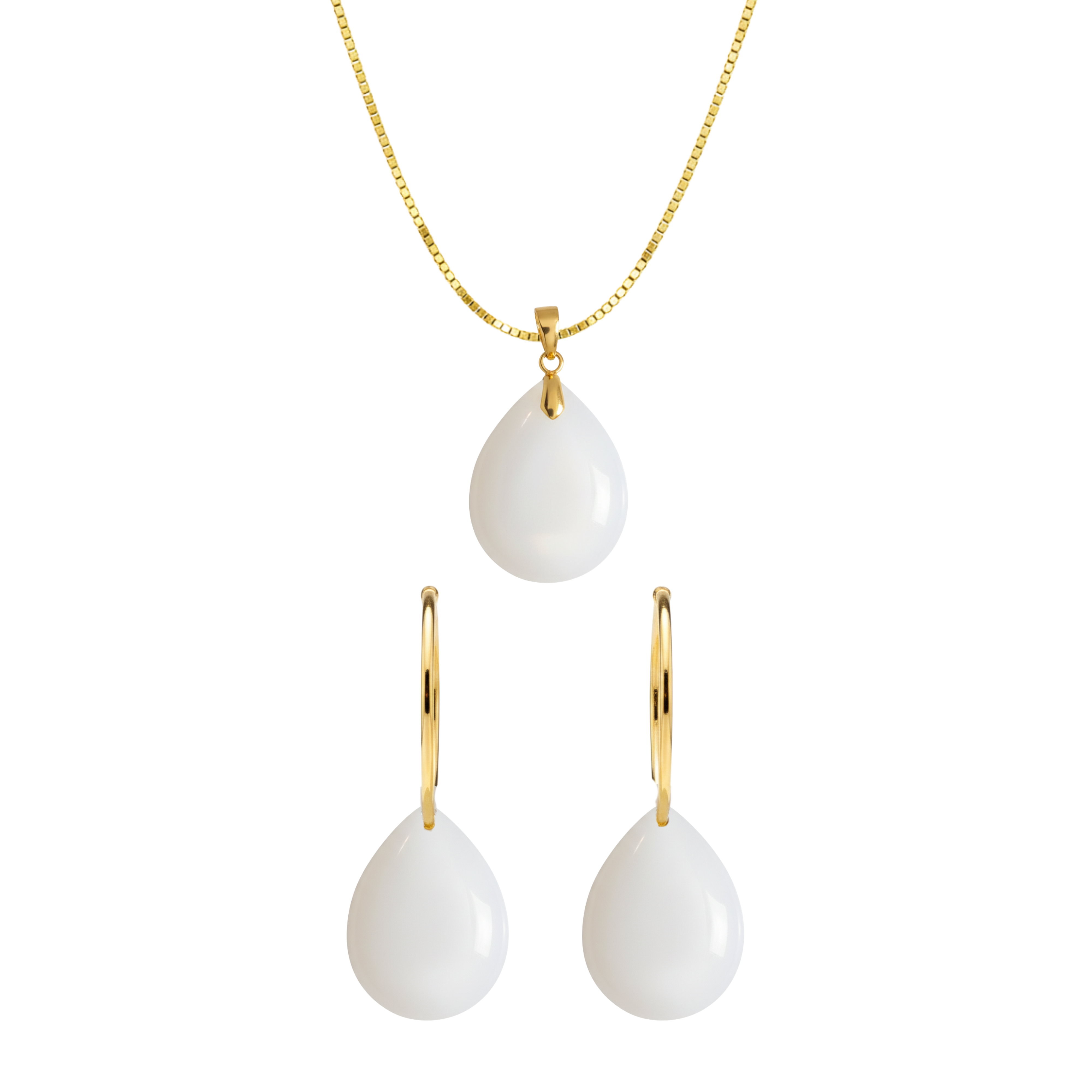 Colgante con Cadena y Pendientes – Kit no incluido