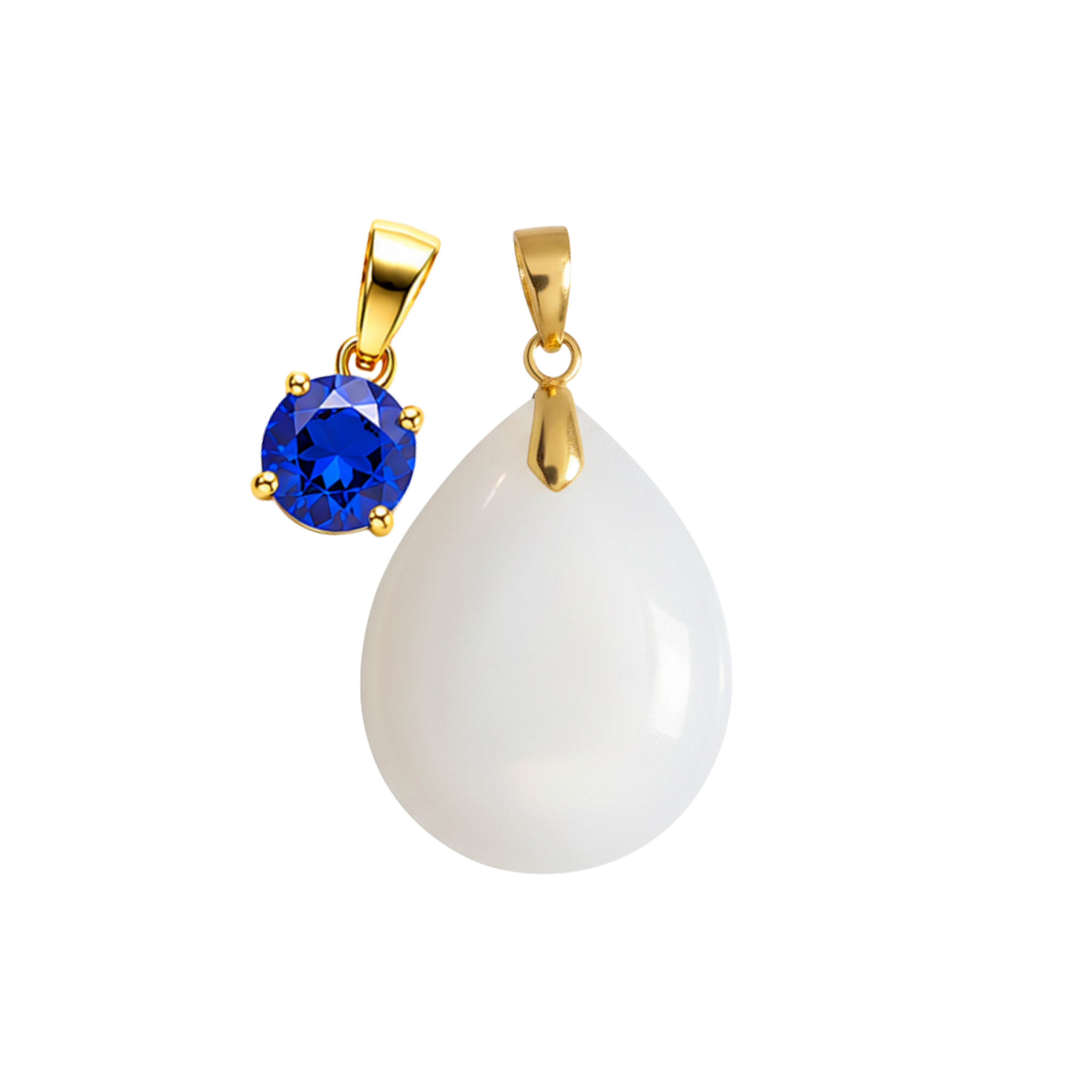 Mini Gota Adicional com Pingente de Pedra do Mês de Nascimento