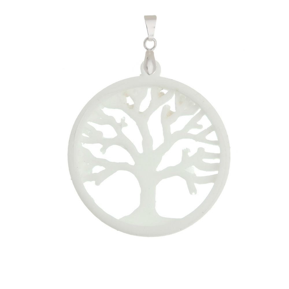 Round Tree of Life Earring - Breastmilk jewelry – Lackto