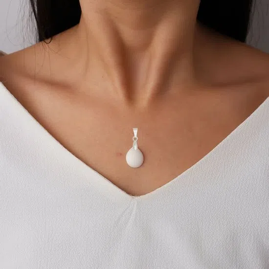 Chubby Mini Drop Pendant - Breastmilk jewelry