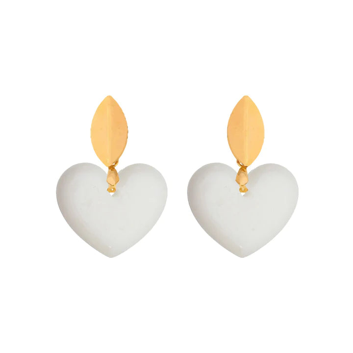 Chubby Heart Earring - Breastmilk jewelry