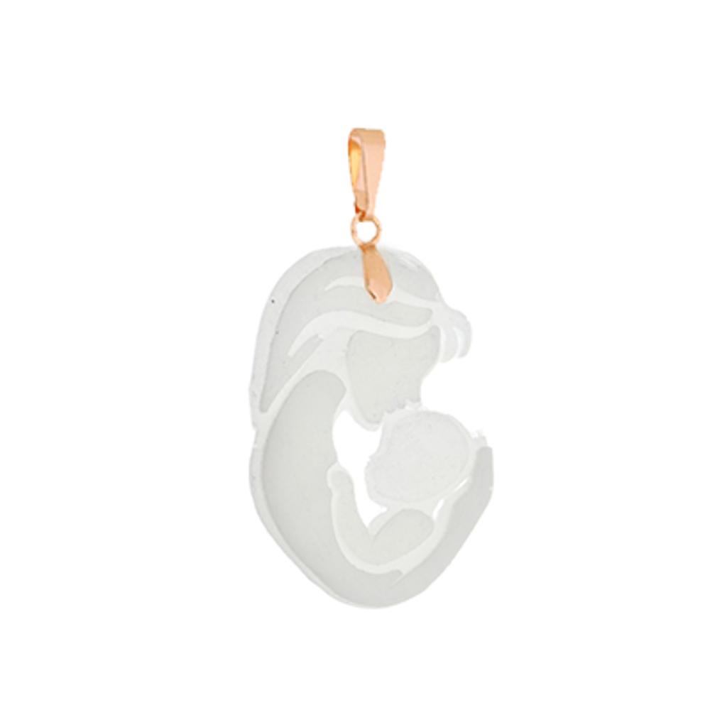 Mother's kiss Pendent - Breastmilk jewelry – Lackto